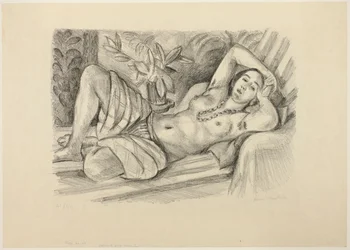 Odalísca con magnolia