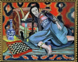 Odalisca con silla turca