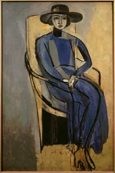 Retrato de Greta Prozor 1916 (óleo sobre lienzo)