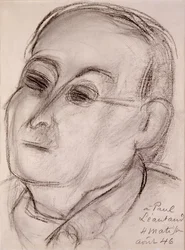 Retrato de Paul Leautaud (1872-1956)