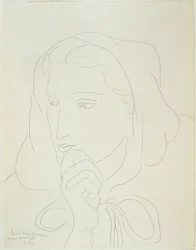 Retrato de mujer con capucha