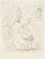 Desnudo reclinado