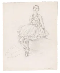 Bailarina sentada