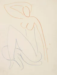 Figura femenina sentada