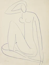 Figura femenina sentada