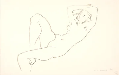 Mujer desnuda durmiendo