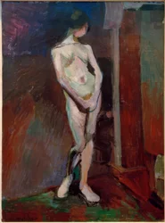 Modelo de pie (Academia en azul)