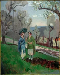 La conversación bajo los olivos