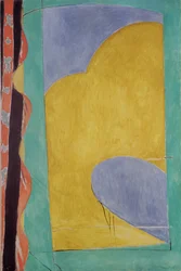 El telón amarillo, c.1915 (óleo sobre lienzo)