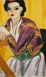 Bolero violeta 1937 (óleo sobre lienzo)