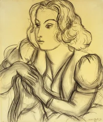 Mujer Inclinada; Femme Accoudee