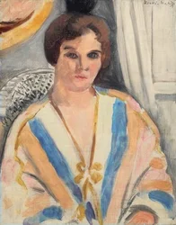 Mujer con traje oriental