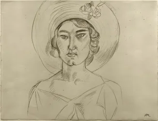 Mujer con sombrero