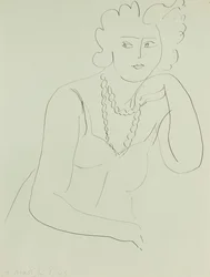 Mujer con collar
