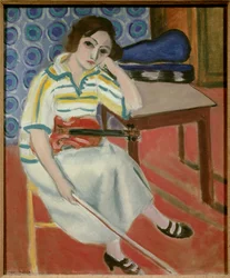 Mujer con violín 1921-22 (óleo sobre lienzo)