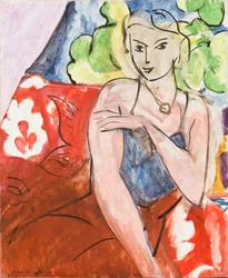 Joven sentada (La Biche)