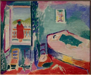 interieur a collioure - la sieste 1905 (Óleo sobre lienzo )