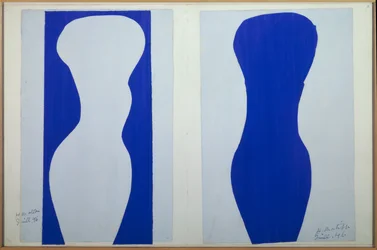 jazz - formas 1944 (Gouache, papel cortado y pegado sobre lienzo)