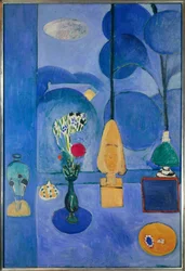 la fenetre bleue 1911 (Óleo sobre lienzo )