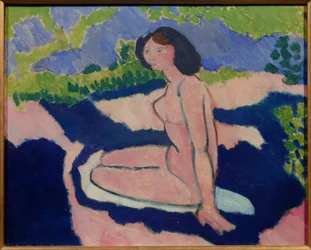 nu rose 1909 (óleo sobre lienzo )