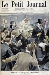 Llegada del Comandante Marchand a París - en "Le Petite Journal" del 11/06/1899