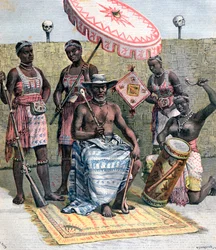 Behanzin, Rey de Dahomey, 1892