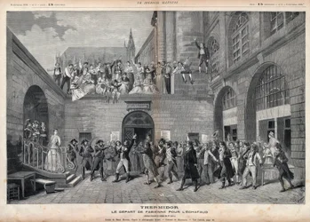 La partida de Fabienne hacia el cadalso - penúltima escena del 4º acto de 