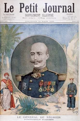 General de Négrier, inspector general del ejército francés, 1895