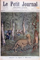 Cazando un leopardo escapado, Meudon, París