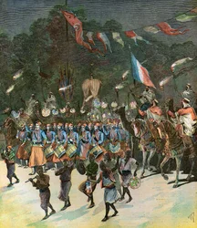 Inauguración de la apertura del puerto de Túnez