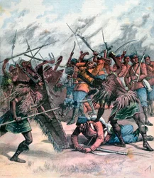 Insurrección en Manpur, India, 1891