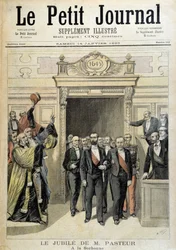El jubileo de M. Pasteur en la Sorbona - en "Le Petite Journal" del 14/01/1893