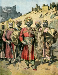 Retrato de Menelik 2,1895 (Ilustración)