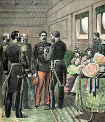 Entrega de la Medalla de Dahomey