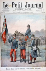 Nuevos uniformes propuestos del ejército francés, 1897