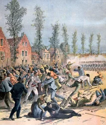 Disturbios en Mons, Bélgica, 1893