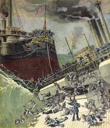 El buque inglés HMS Camperdown