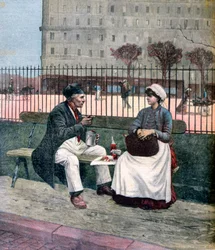 El almuerzo de los trabajadores, 1891