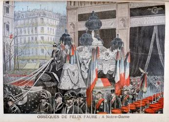 El funeral del presidente Félix Faure, el 23 de febrero de 1899