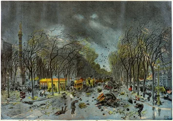 Tornado, Plaza del Chatelet, París