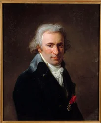 Retrato de Jean Baptiste Canthaney dit Clery (1759-1809) valet de chambre de Luis XVI en el templo
