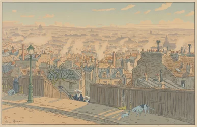 Paisajes parisinos: París vista desde Montmartre