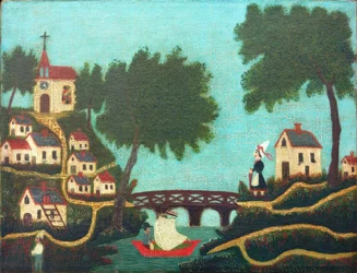 Paisaje, el puente