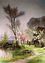 En el molino de agua, primavera