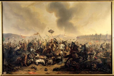Batalla cometida por el Sultán Kilij-Arslan contra los cruzados que asedian la ciudad de Nicea en 1097