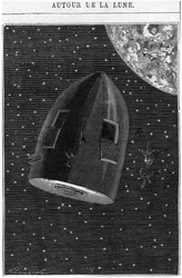 Partida hacia la Luna, ilustración de 