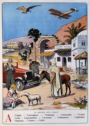 Letra "A", de "Mon Alphabet en Images", c.1920-30 (litografía en color)
