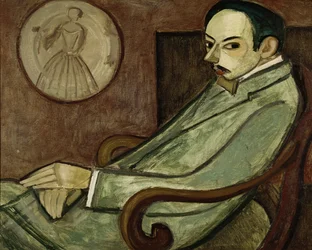 Retrato de Pierre-Jean Jouve (1887-1976) 1909 (óleo sobre lienzo)