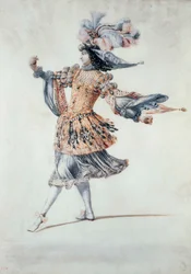 Traje de ballet, c.1640-60 (gouache)