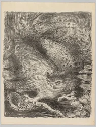Las vendimias!: Siete búhos y una serpiente, c. 1900